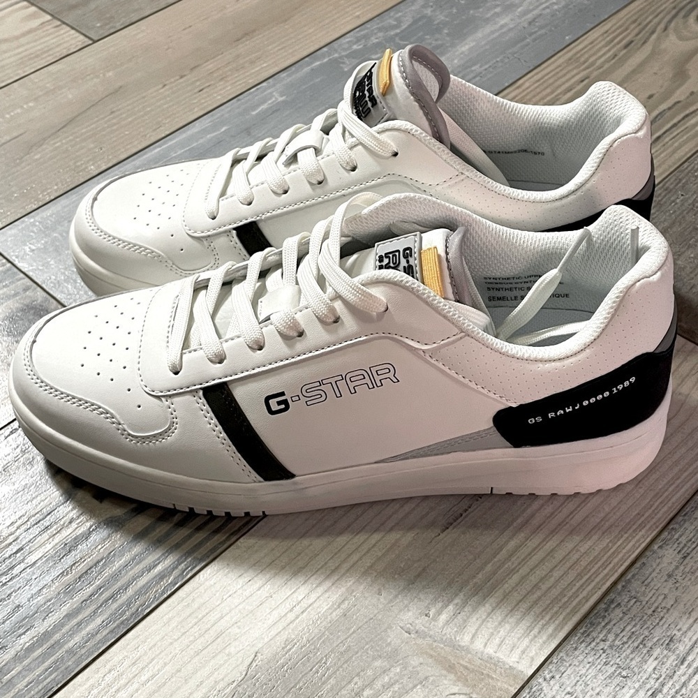 NEW G-star Raw Men's Arc Leather
Blocked Sneakers Shoes 8 Brand New